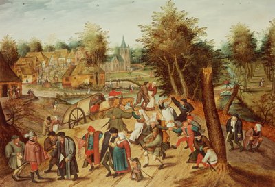 The Return from the Kermesse by Pieter Brueghel the Younger